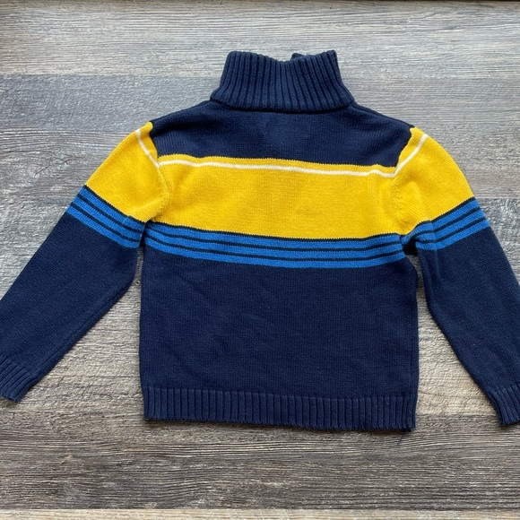 Nautica Multi Color Stripe Media Buttons Sweater Sz 3T - Picture 3 of 5